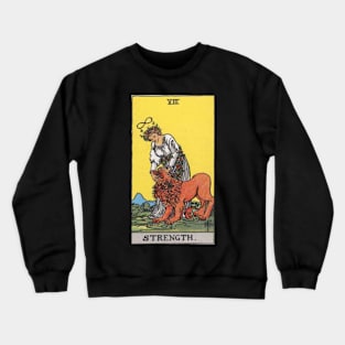 The Strength - Tarot Card Crewneck Sweatshirt